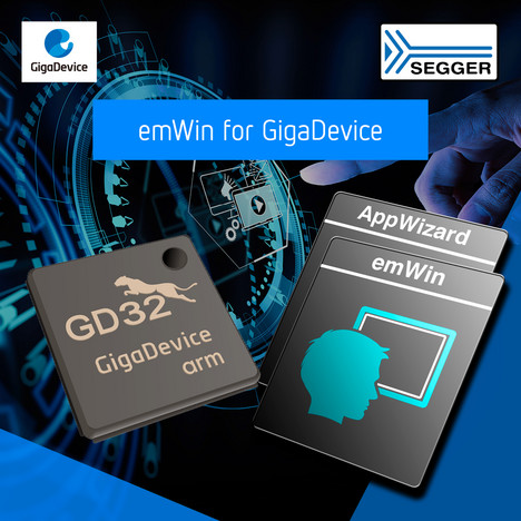 PR graphic: emWin for GigaDevice