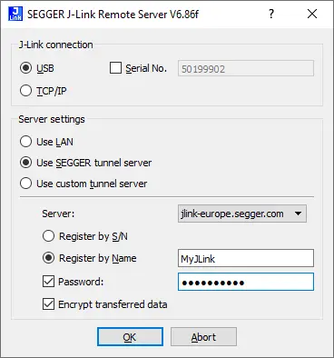 remote server config