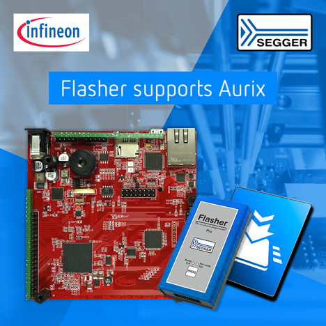 SEGGER News: SEGGER announces Flasher support for Infineon TriCoreTM AURIX