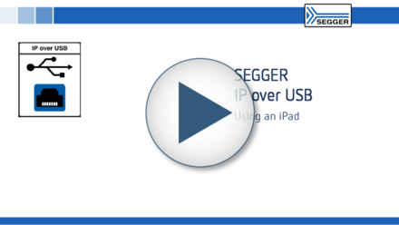 SEGGER IP over USB: Using an iPad