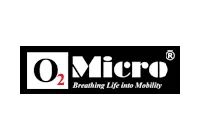 Logo of O2 Micro featuring the text "O2 Micro" with the '2' in red. The tagline reads "Breathing Life Into Mobility." The design emphasizes innovation in mobility solutions.