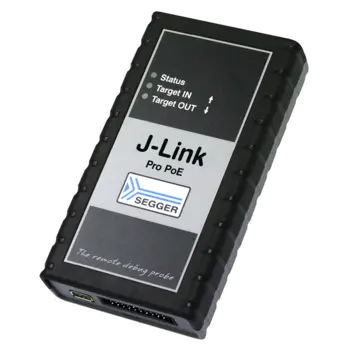 J-Link PRO PoE – specialized high-end debug probe for test farms J-Link PRO PoE – specialized high-end debug probe for test farms