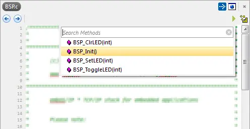 embedded studio inline search