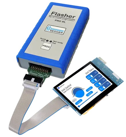 Flasher PRO XL Flasher PRO XL: Programming rich user interfaces integrated into complex systems (image)