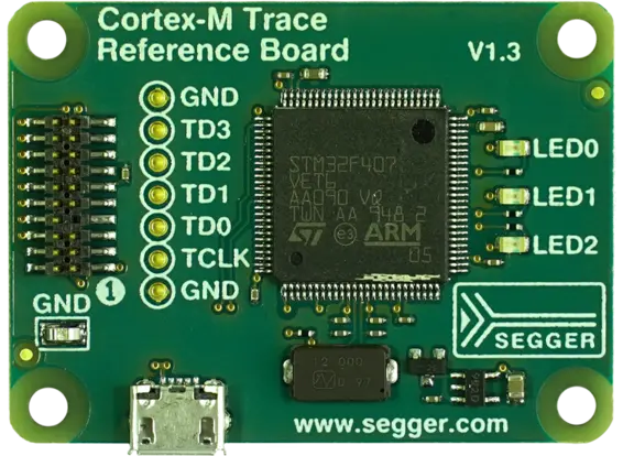 Cortex-M Trace Reference Board