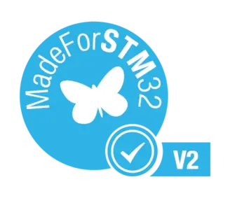 MadeForSTM32 Certification by STMicroelectronics for embOS