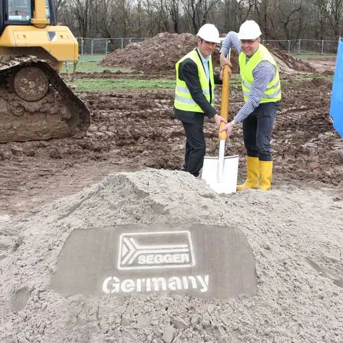 Ground-breaking ceremony of new SEGGER headquarters
