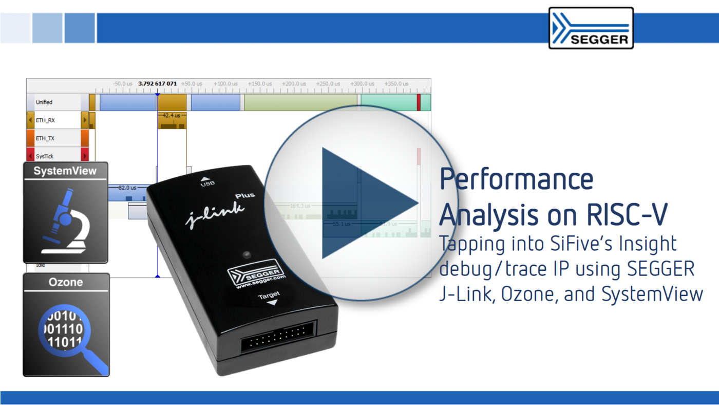 SEGGER J-Link PRO: Performance analysis on RISC-V