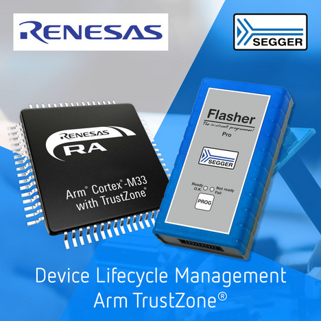 SEGGER News: SEGGER and Renesas partner on Device Lifecycle Management (DLM) for RA MCUs