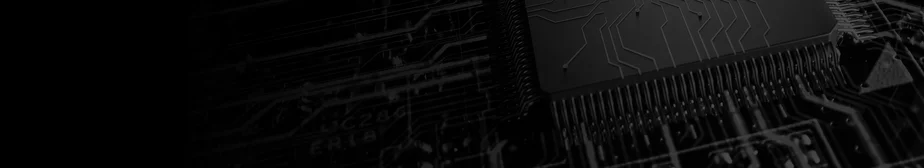 Abstract representation of a circuit board with intricate lines and patterns. The image features a microprocessor prominently, set against a dark background, emphasizing the technology theme. The overall tone is sleek and modern, suggesting advancements in electronics and computing.