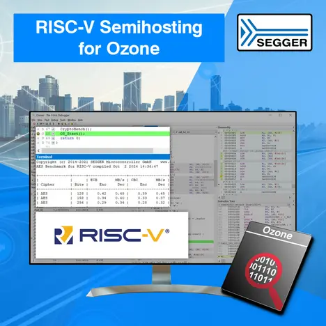 PR graphic: RISC-V Semihosting for Ozone