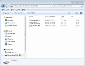 authorized flashing files before secure