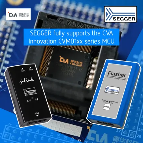 J-Link & Flasher support for CVM01xx series MCU J-Link & Flasher support for CVM01xx series MCU
