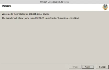 Linux Studio Setup (1/6) Welcome Screen Linux Studio Setup (1/6) Welcome Screen