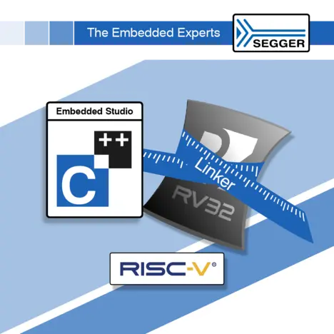 Embedded Studio has a great Linker for RISC-V development