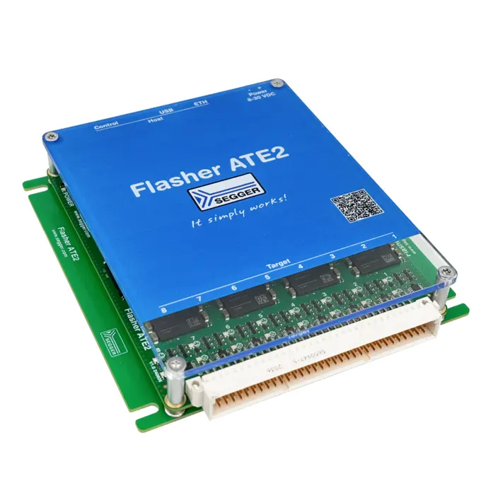 SEGGER Flasher ATE2 Blue SEGGER Flasher ATE2 with connector on front