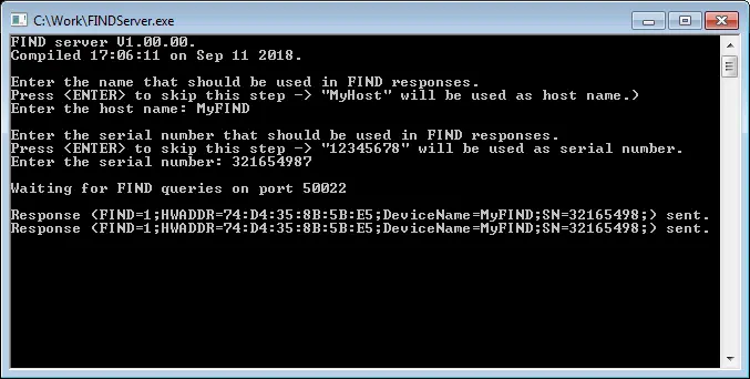 FINDServer CL