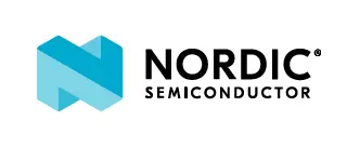 Logo of Nordic Semiconductor, featuring a stylized blue "N" alongside the text "NORDIC SEMICONDUCTOR" in black. The design represents the company's focus on innovative technology in the semiconductor industry.