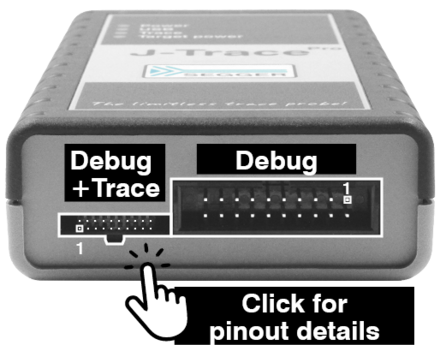 J-Trace connector layout