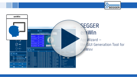 SEGGER emWin: AppWizard - the GUI generation tool 