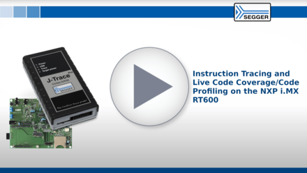 Instruction tracing and live code coverage/code profiling on the NXP i.MX RT600