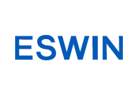 Logo of "ESWIN" presented in bold blue letters on a plain background.