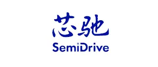 The image features the name "SemiDrive" prominently displayed, accompanied by stylized Chinese characters. The text is primarily in blue against a plain background, conveying a modern and professional branding.