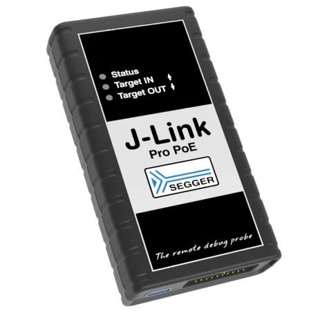 J-Link Pro PoE – specialized high-end debug probe for test farms J-Link Pro PoE – specialized high-end debug probe for test farms