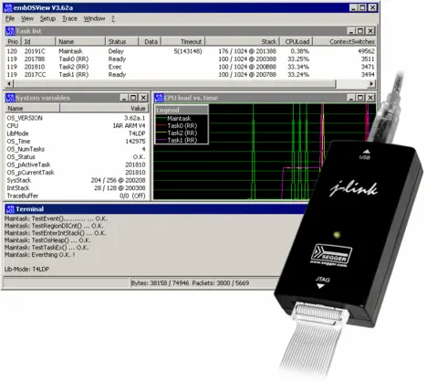 SEGGER PR - embOS View J-Link ARM