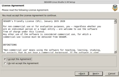Linux Studio Setup (2/6) License Linux Studio Setup (2/6) License