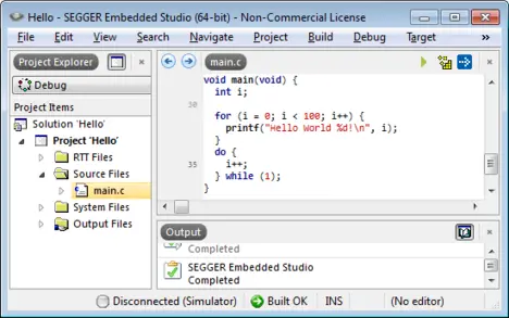 embedded studio firststart