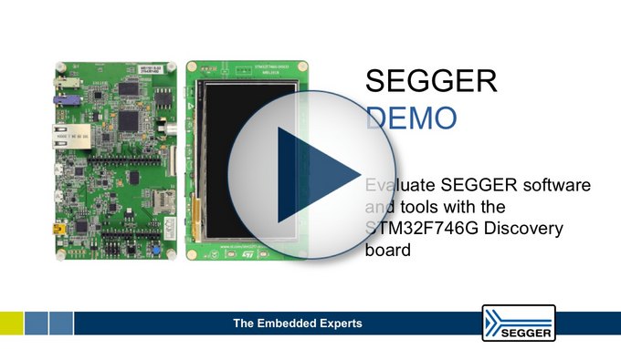 SEGGR - Video Thumbnail STM32F746G Discovery board