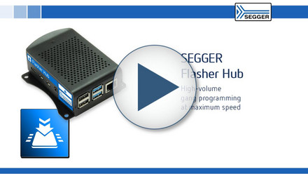 SEGGER Video: SEGGER Flasher Hub — High-volume gang programming at maximum speed