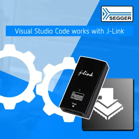 Visual Studio Code works with J-Link PR Graphic J-Link/Visual Studio Code