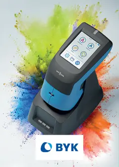 Battery-driven colorimeter by BYK Gardner Battery-driven colorimeter by BYK Gardner