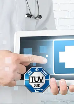 Medical device with safety certification Medical device with safety certification