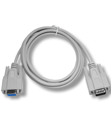 White Cable RS232 - Male/Female