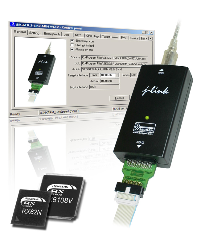 JLink & Renesas RX core