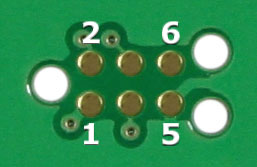 6-Pin Needle Adapter PCB