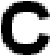 Antialiased black on white character (high quality)