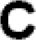 Antialiased black on white character