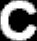 Antialiased white on black character
